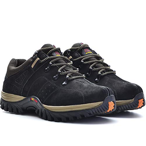 Tenis adventure free jump em couro masculino preto (46)