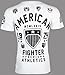 American Fighter Men's T-Shirt Fort Hays Crew Neck White (US, Alpha, Large, Regular, Regular)
