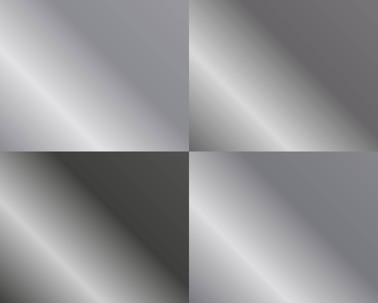 Set di colori, finitura metallica, diversi