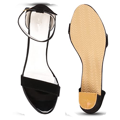 Image of VAGON Women Vj1276 Faux Leather Ankle Strap