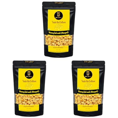 Image of Being Bania Rajasthani Mangodi | 250gm Moong Dal Wadi | Mungori Wadi | 100% Natural | No Added Preservatives (Pack of 3)
