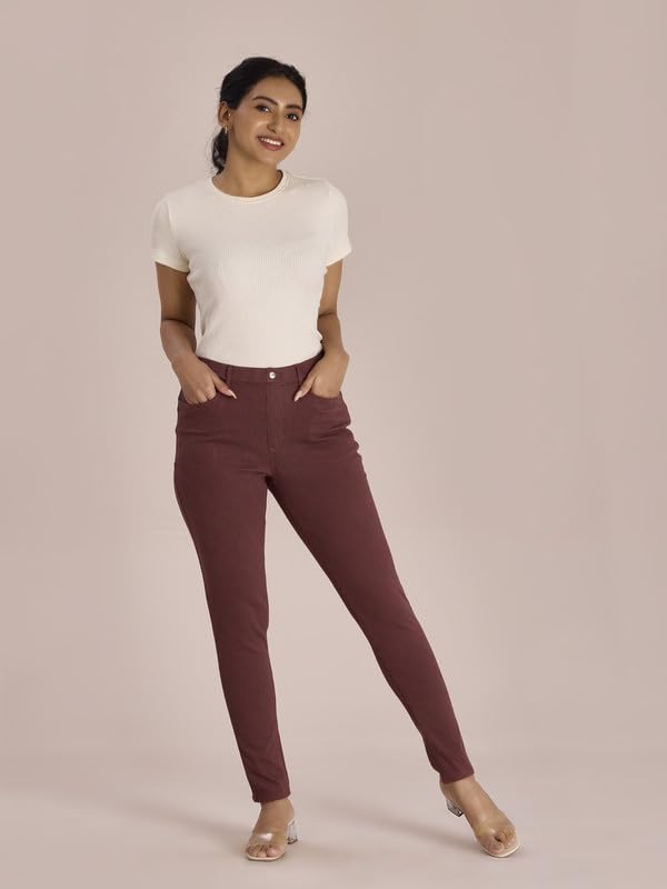 Image of GO COLORS Women Mid Rise Premium Straight Jeans