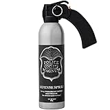 Police Magnum Large Pepper Spray Fogger- Home Security Defense- 25ft Range- Made in The USA- 1 Pack Pistol Grip (24oz)