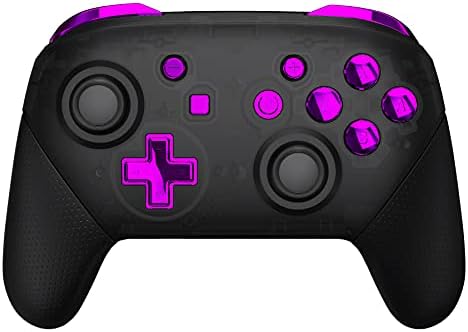 eXtremeRate Light Violet Repair ABXY D-pad ZR ZL L R Keys for Nintendo Switch Pro Controller, DIY Replacement Full Set Buttons with Tools for Nintendo Switch Pro - Controller NOT Included