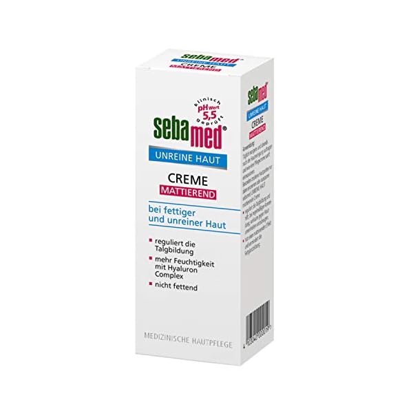 Sebamed Unreine Haut Creme Mattierend reguliert die Talgbildung, hat einen mattierenden Effekt und hilft wirksam gegen… – Bild 8