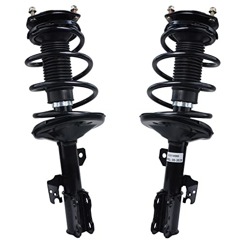 Image of Detroit Axle - 2 Front Struts for 2002 2003 Toyota Camry Lexus ES300 Complete Struts with Coil Spring Replacement Suspension Quick Install Ready Strut Shocks Assembly