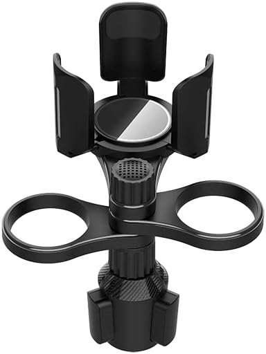 Miniatura 3 de Expansor de portavasos de automóvil 3 en 1 con base ajustable, portavasos y organizador multiusos para automóvil, accesorios esenciales para viaje