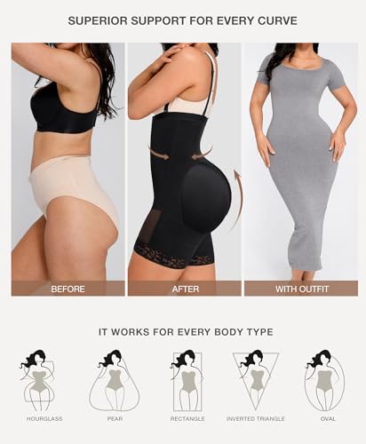Image of Lover-Beauty Fajas Colombianas Shapewear for Women Tummy Tuck Compression Garment Butt Lifting Shapewear