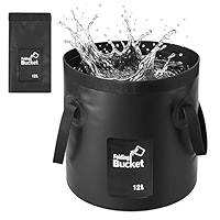 20L Portable Foldable Water Bucket | Collapsible Camping Fishing Container For Travel Hiking Car Washing Outdoor Activities - View #4