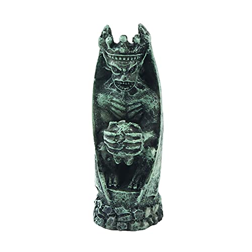 Image of Bearded Dragon Tank Devil Decorations Aquarium Fish Reptile Turtle Lizard Tanks Terrarium Skull Halloween Decor Ornament Pet