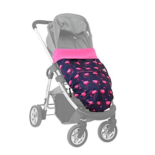BundleBean GO Flamingos: universal waterproof footmuff, sling cover, carseat cosy, picnic mat by BundleBean