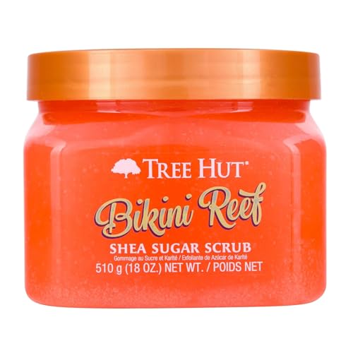 Tree Hut Bikini Reef Shea Sugar Scrub, Exfoliating, Hydrating & Moisturizing Body Scrub with Shea...