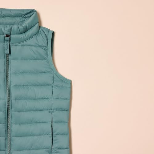 Image of Amazon Essentials Girls and Toddlers' Lightweight Water-Resistant Packable Puffer Vest