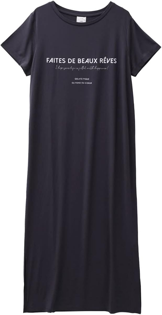 最初の Gelato Pique 定番ロゴのロングドレス シンプルロゴドレス ルームウェア パジャマ 色 サイズを選択 Pnk Proksi Si 最初の Gelato Pique 定番ロゴのロングドレス シンプルロゴドレス ルームウェア パジャマ 色 サイズを選択 Pnk Proksi Si