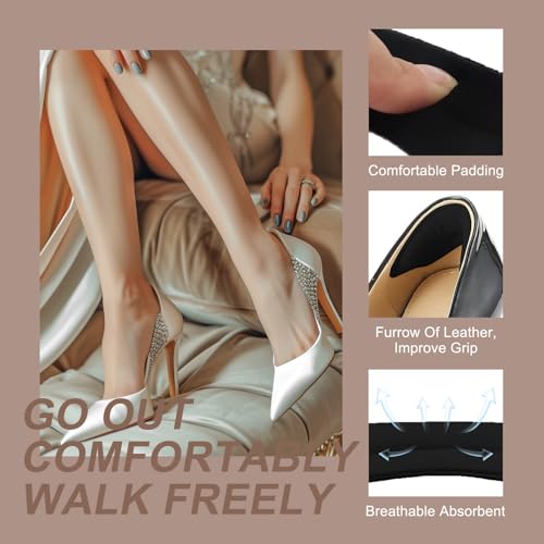 2 Pairs Heel Grips & Pads for Shoes - Non-Slip Cushion Inserts for Loose Shoes Men & Women | Prevent Blisters, Improve Fit & Comfort | Filler for Big Footwear2