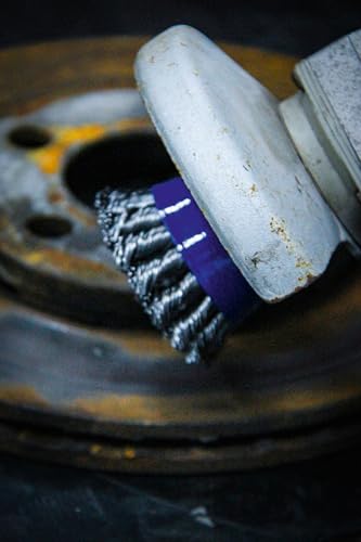 BGS 3980 | Topfbürste | Aufnahme M14 x 2,0 | Ø 65 mm | gezopfter Draht (Packung mit 4)