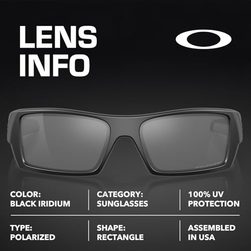 Image of Oakley GASCAN OO9014 Rectangle Shape Sunglasses With Official Eyewear Kit | Men's Sunglasses