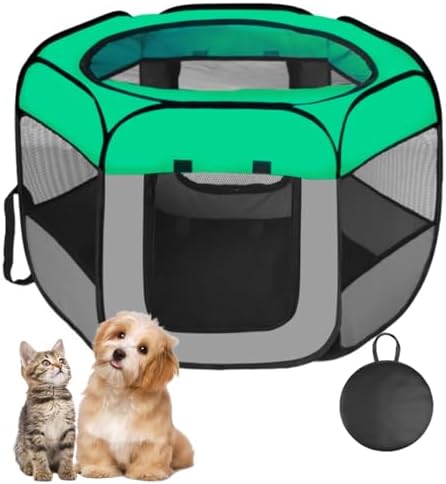 Floving Parc Portable Pliable pour Animaux de Compagnie, Cage pour Chat, pour intérieur et extérieur, Tente pour Animaux de C