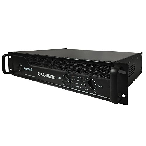 Gemini GPA-4800 4000W Professional DJ Power Amplifier by Gemini - Image 4