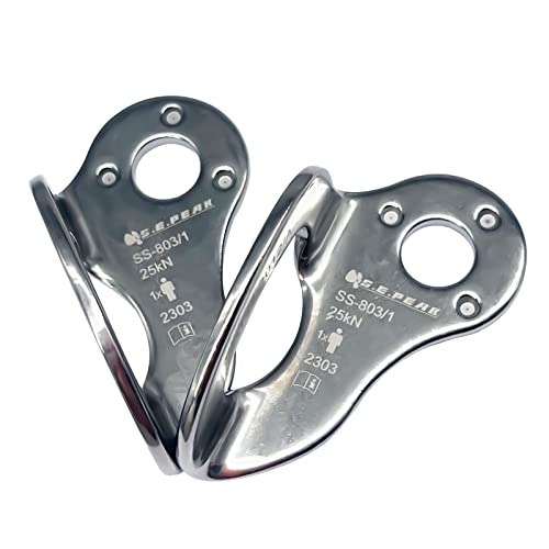 S.e.peak 25Kn 10Pack Stainless Steel Bolt Hanger, Ce Certified Climbing Anchor Bolt, For 12 Mm Bolt, Rock Climbing, Caving, Rescue, Hammock Installation, Mountaineering #TOP2