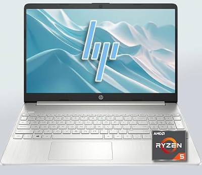 WOWPC Customized HP 15.6" Laptop • AMD Ryzen 5-5500U CPU • 1080p FHD Screen • 8/16/32/64 GB RAM • 256GB/512GB/1TB/2TB SSD • Up to 9.5 Hours Battery Life • Windows 11 • Natural Silver