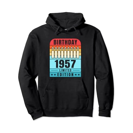 Camiseta vintage 1957 para hombre, edición limitada, cumpleaños 1957 Sudadera con Capucha