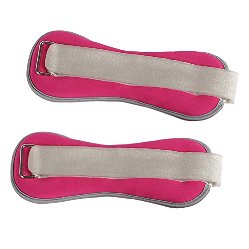 YIJU Pesos Compactos No Tornozelo para Mulheres No Pulso, Peso 0,25 Kg para - Rosa