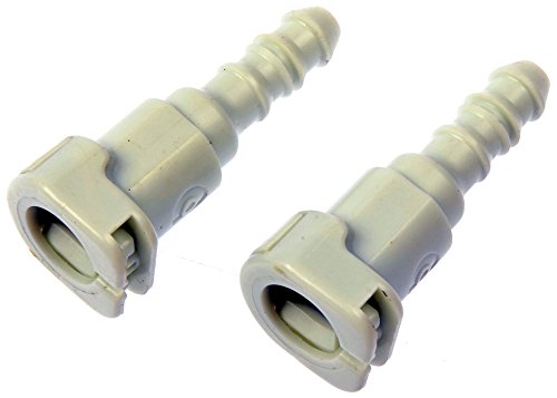 Dorman 800-116 FUEL LINE CONNECTOR. 5/16IN STEEL to 5/16IN NYLON., 2 Pack Universal Fit