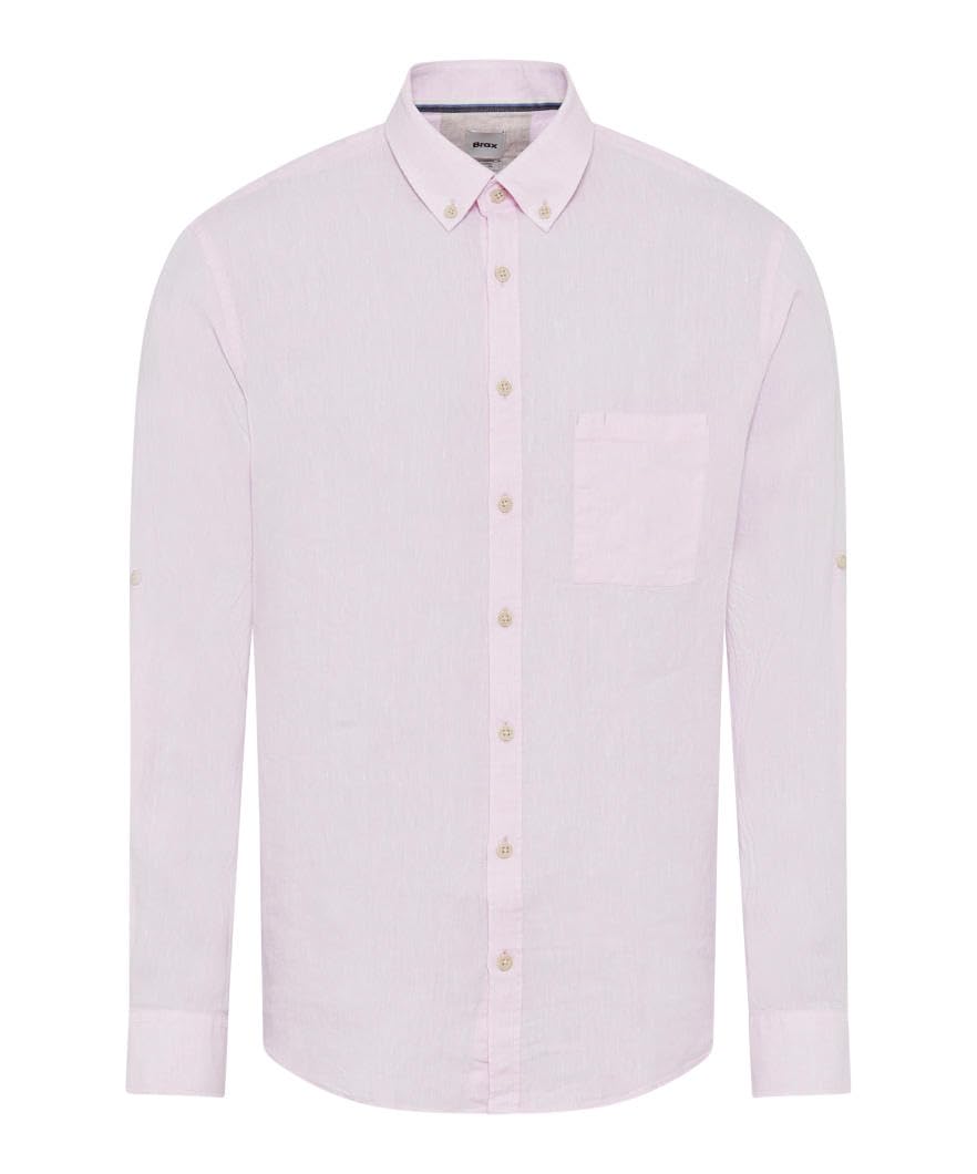 Brax Men's Style Dirk U Pure Linen Quality Shirt