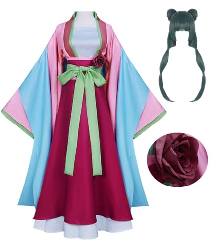Cosplay Maomao kimono rose parfait pour briller en convention geek et shooting photo en taille 2XS