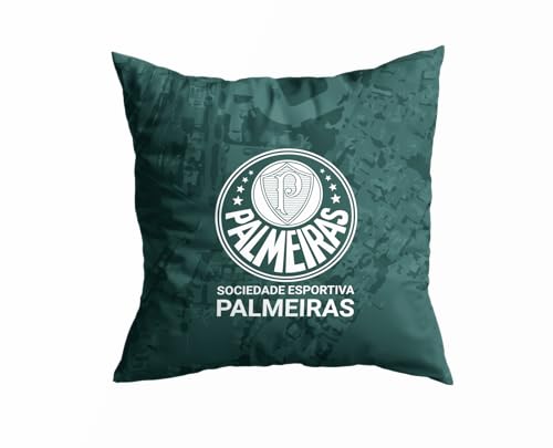 Almofada Palmeiras Sociedade Esportiva Oficial - Sude, 35 cm x 35 cm