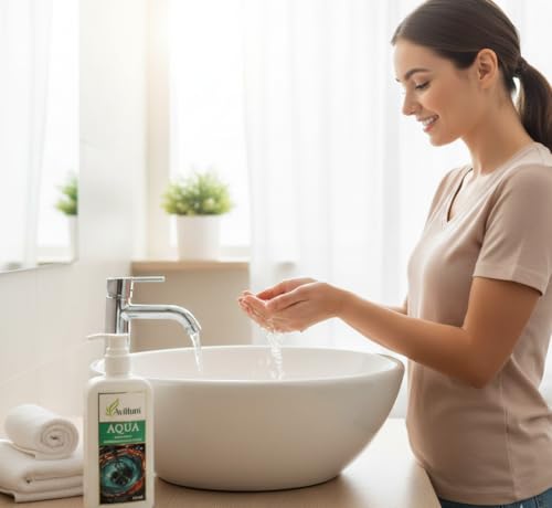 Image of Hand Wash 250ml, Liquid Hand Wash for Germ Protection & Deep Cleansing, Moisturizing Handwash with Aloe Vera & Glycerin, Soft Smooth Hands, Daily Use Hand Soap