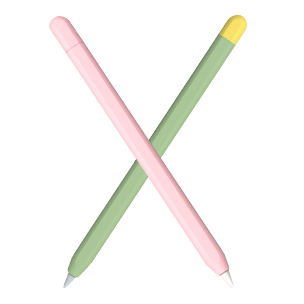 Mizi (2 Pack) Case for Apple Pencil 2nd Generation & Apple Pencil Pro (2024) Cover Premium Silicone Sleeve Skin, USB Charging/Double Tap & Attaching Magnetically - (Pink/Green) (B0D9M4YJY7) Amazon Price History, Amazon Price Tracker