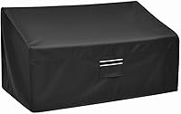 Vista 12 de loriano Funda de sofá de patio de 2 plazas, 100% impermeable para fundas de sofá biplaza al aire libre, tela Oxford 600D, fundas de muebles de patio