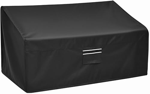 Loriano Fundas de sofá de patio de 3 plazas, 100% impermeables, ajuste perfecto para fundas de sofá al aire libre, tela Oxford, muebles de patio,