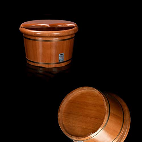 Bañera de pies de madera de roble miniatura 3