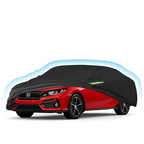 Image of Proadsy Custom Fit Car Cover for 1991-2026 Honda Civic Waterproof Outdoor | UV-Blocking Waterproof With Soft Lining Prevents Leaks & Scratches. Perfect For Sunny, Snowy Outdoor Parking, Garage Storage