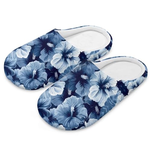 Howilath Plush Womens Slippers Non-Slip Bedroom Shoes Winter Home Slippers with Flannel Upper - Main Image