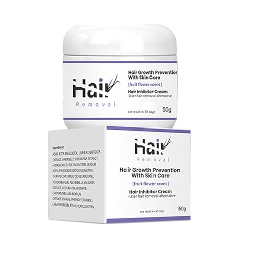 Hair Growth Inhibitor for Face Non-Irritating Hair Inhibitor for Body, Face, Underarm, Arm, Leg, Private Areas, Slows Regrowth