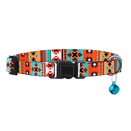 Cat Collar Breakaway 2PCS Adjustable Pattern Tribal Aztec Southwest Safety Pet Collars for Cats Kitten (Tribal… - Image 8