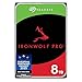 Seagate IronWolf Pro 8TB, NAS Interne Festplatte HDD, 3.5 Zoll, 7200 U/Min, CMR, 256 MB Cache, SATA 6 GB/S, inkl. Data Rescue Service (ST8000NTZ01)