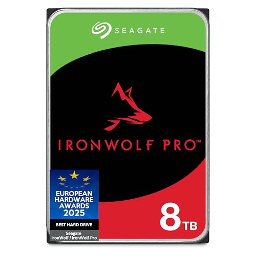 Seagate IronWolf Pro 8TB, NAS Interne Festplatte HDD...