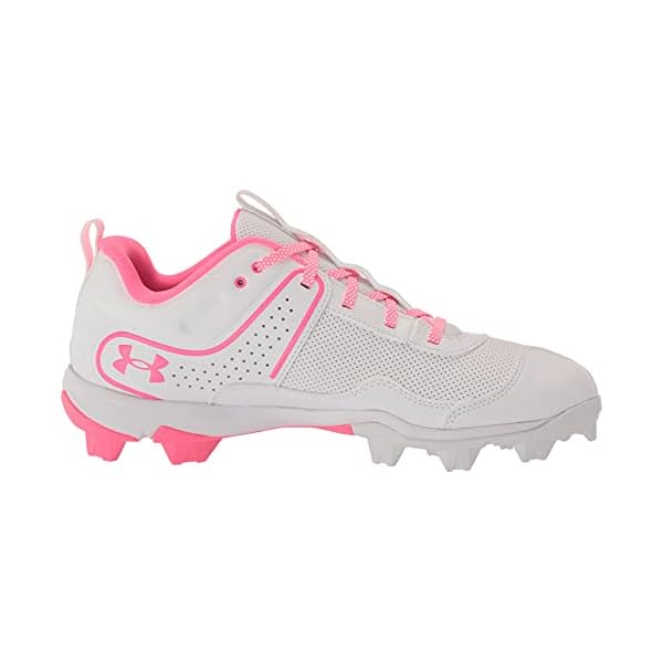 Under Armour Women's Glyde RM Softball Shoe, White (101)/White, 7