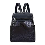 Damenmode Rucksack, Einzigartige Lychee Muster-Straße Tasche, Hochwertige PU-Leder, Vorzügliche Kunstfertigkeit Entwurf, Großvolumige Rucksack (Blue)