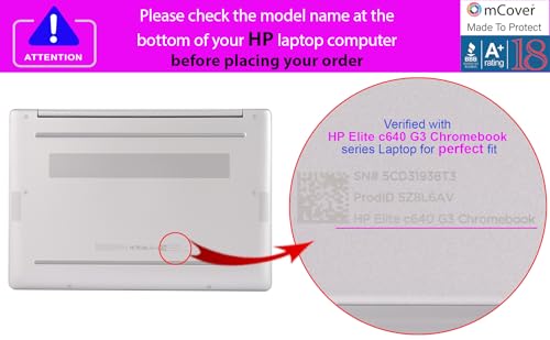 Funda HP Elite c640 G3 Chromebook Enterprise 14 carcasa mCover transparente protectora 3