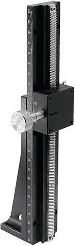 Z Axis - Guía de riel lineal de elevación de cola de milano para etapa de carrera larga, tabla deslizante manual de desplazamiento óptico, para