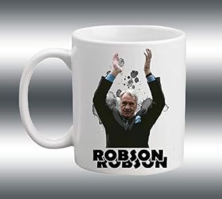 BOBBY ROBSON NEWCASTLE 10OZ CERAMIC MUG/CUP, GIFT, OFFICE MUG