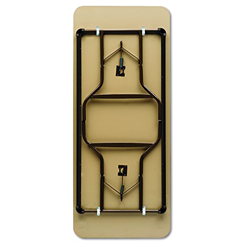 Iceberg Officeworks Classic Wood Laminate Folding Table, Indoor/Outdoor, Commercial Grade, Walnut, 60” W X 30” L X 29” H #TOP1