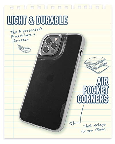 Image of Smartish iPhone 12 Pro Max Slim Case - Gripmunk [Lightweight + Protective] Thin Cover (Silk) - Nothin' to Hide