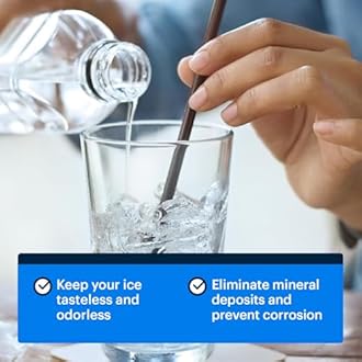 Essential Values Ice Machine Cleaner and Sanitiser - Ice Maker Cleaner - Nickel Safe Descaling Liquid - Compatible with All Major Brands - 1.42L (48 fl oz) - 12 Uses